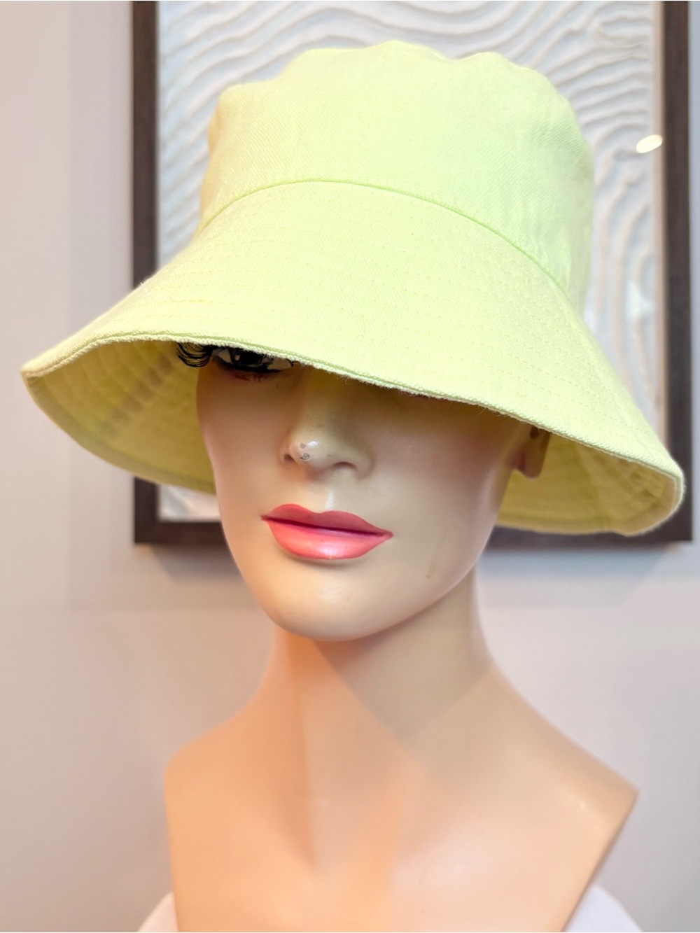 NWOT Universal Thread Lime Green Women's Cotton Bucket Hat